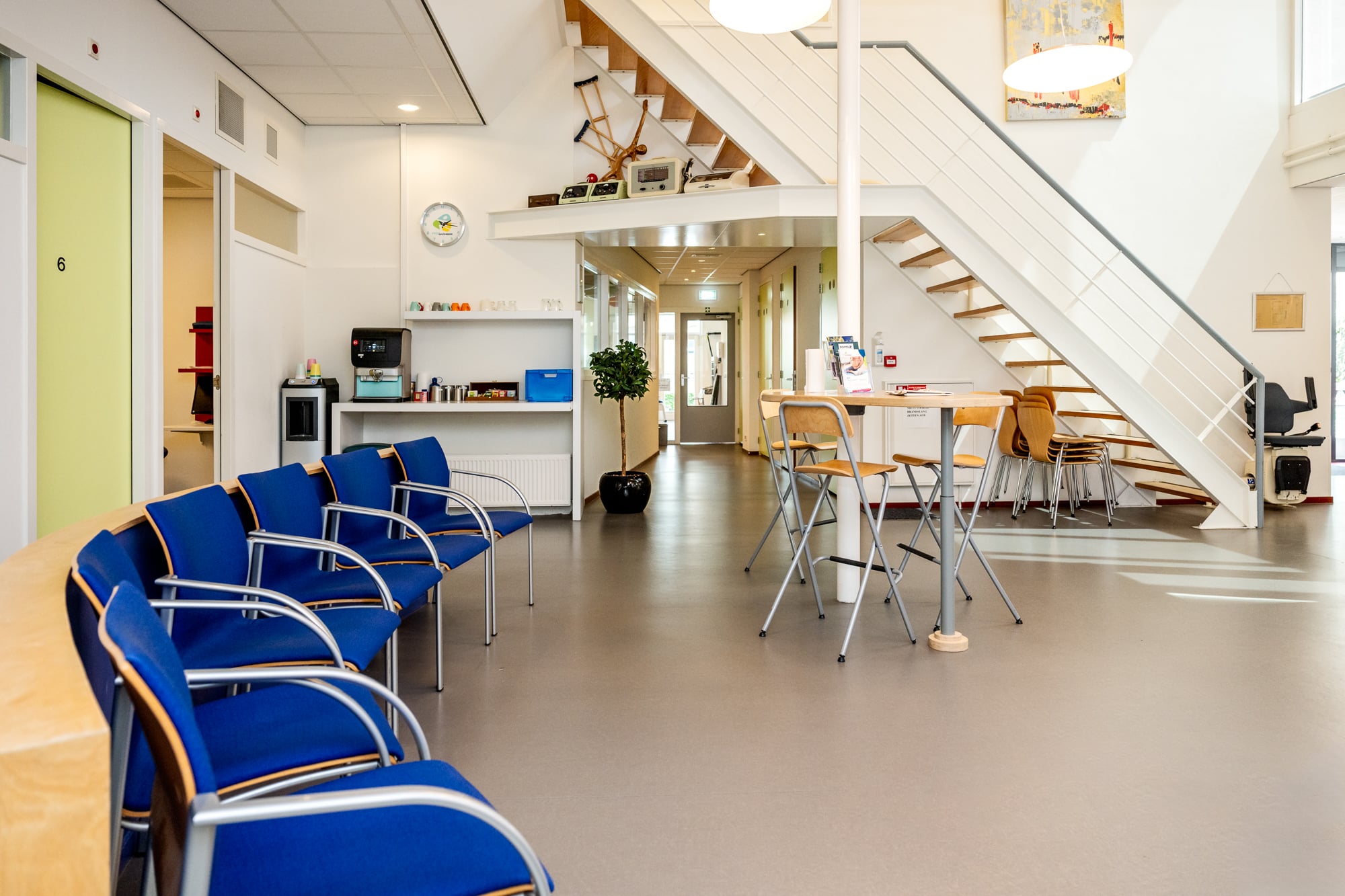 Wachtruimte van Fysio Oosterbeek